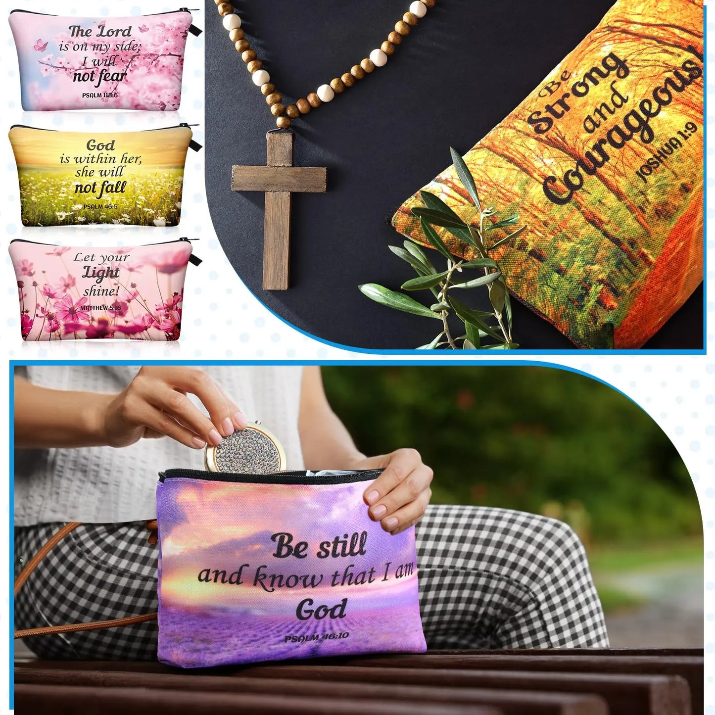 🌼Christian Makeup Bag