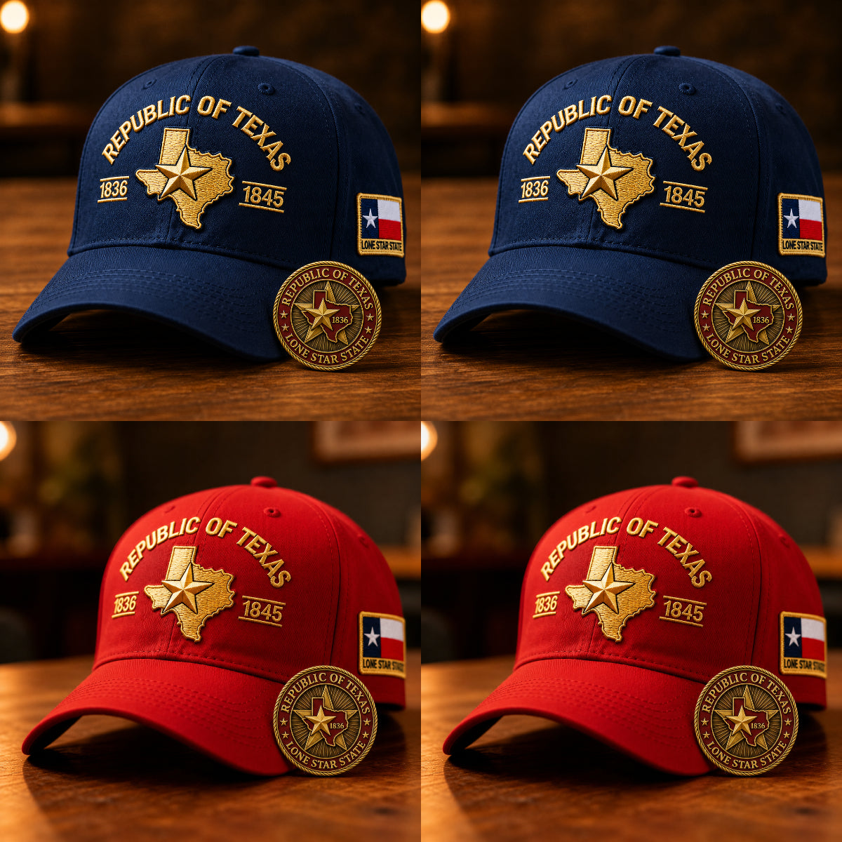 🔥Republic of Texas Cap 🎁 Free Honor Coin With Every Cap Purchase