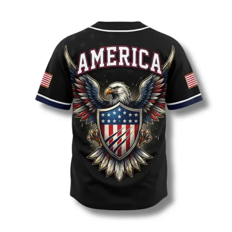 πΊπΈ USA Eagle All Over Print Baseball Jersey β 250 Years of Freedom in Every Stitch