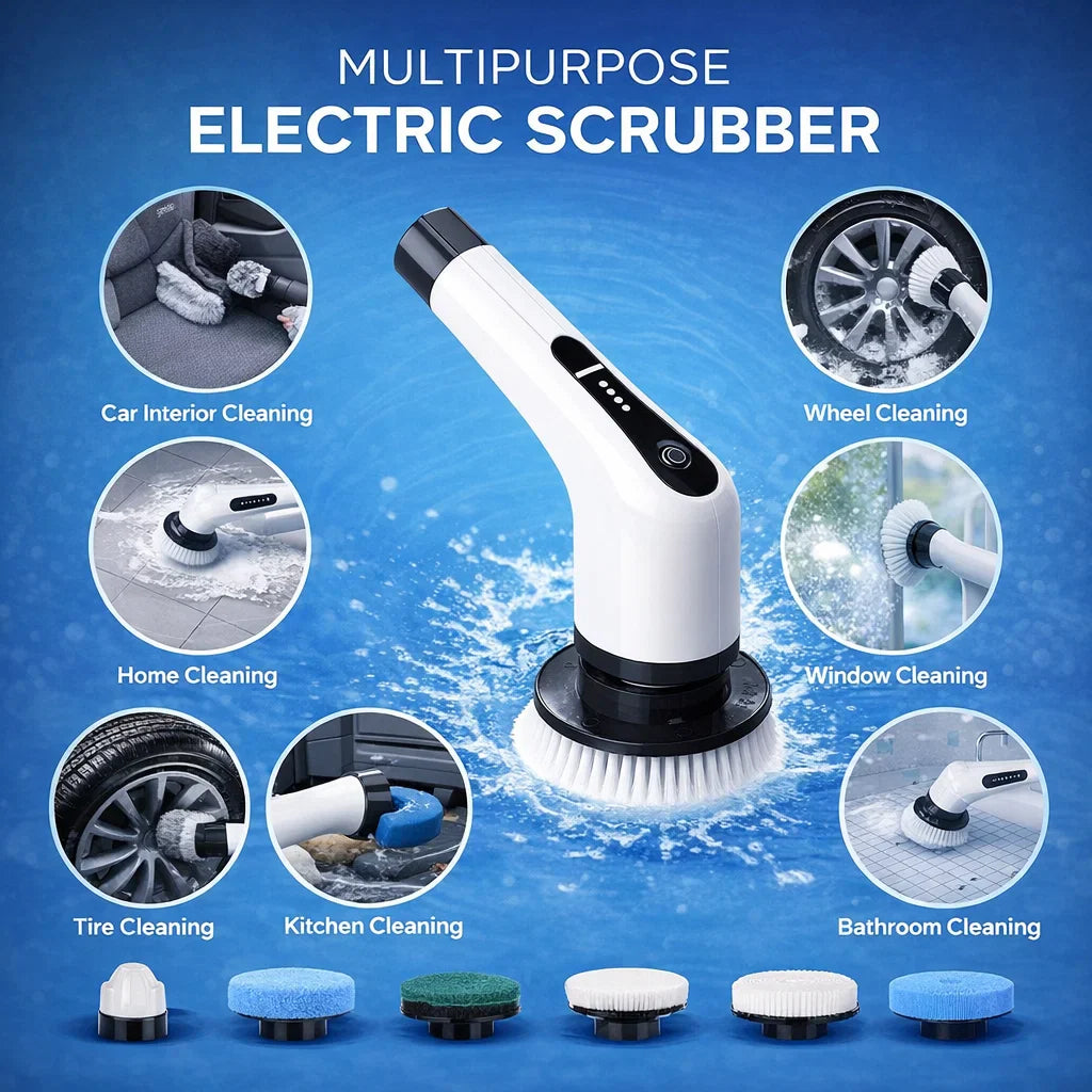 9-in-1 Cordless Power Scrubber System