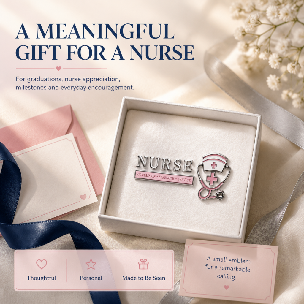 💉Nurse Compassion Strength Service Car Emblem Metal Badge