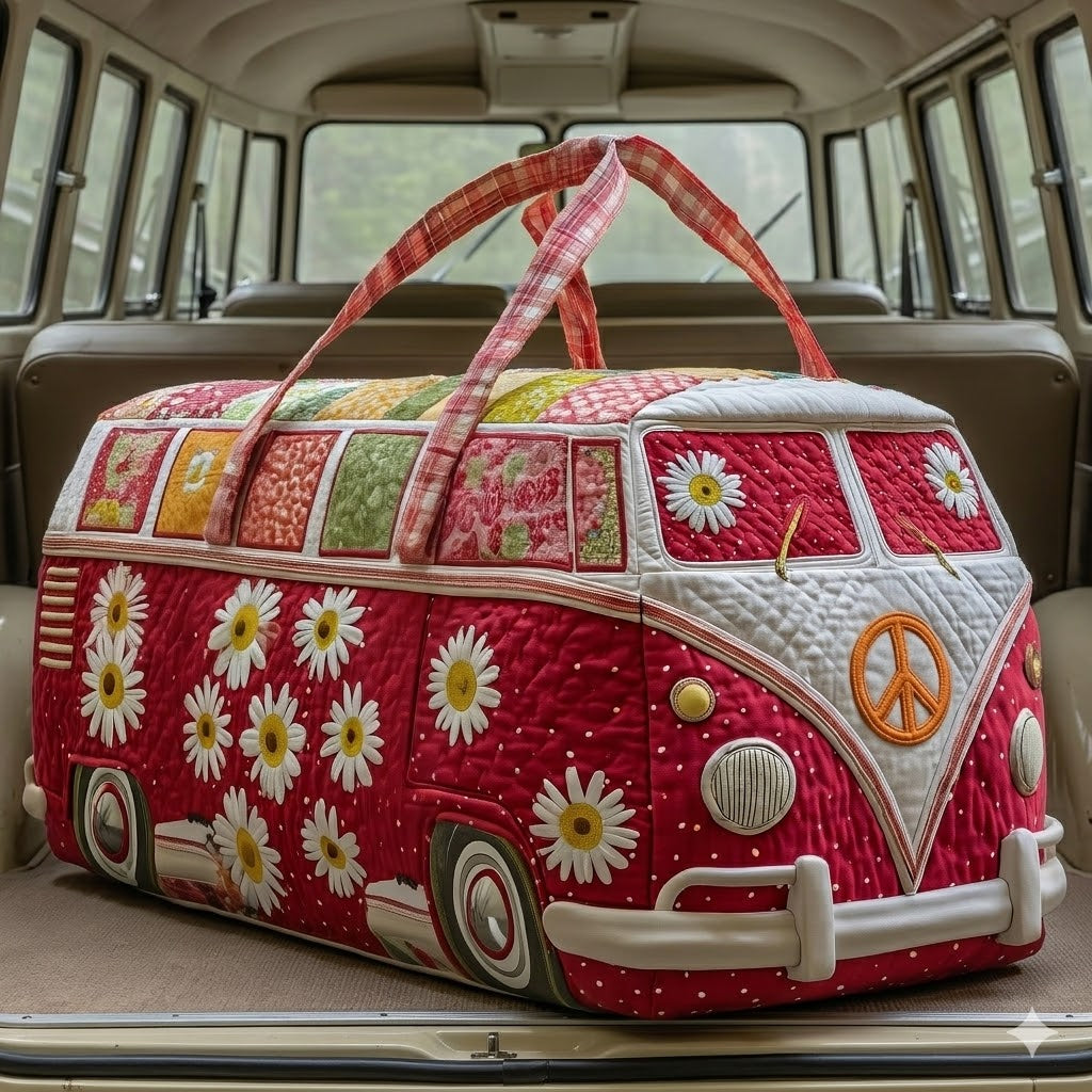 š„LAST DAY 50% OFF-Hippie Van Quilted Duffle BagāØ