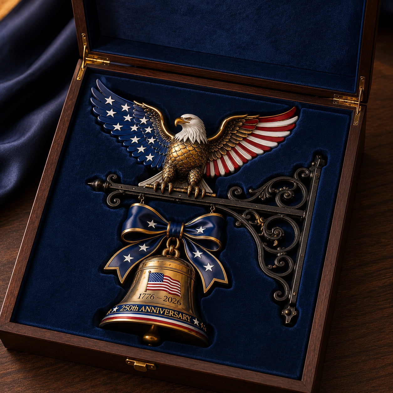 đşđ¸ Ring in the Semiquincentennial: 1776-2026 "Spirit of Liberty" Eagle Bell