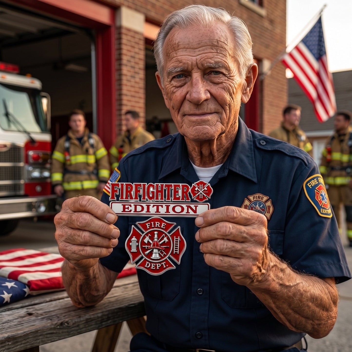 đLast Day Promo: 49% OFF đď¸-Firefighter Edition Car Emblem Metal Badge