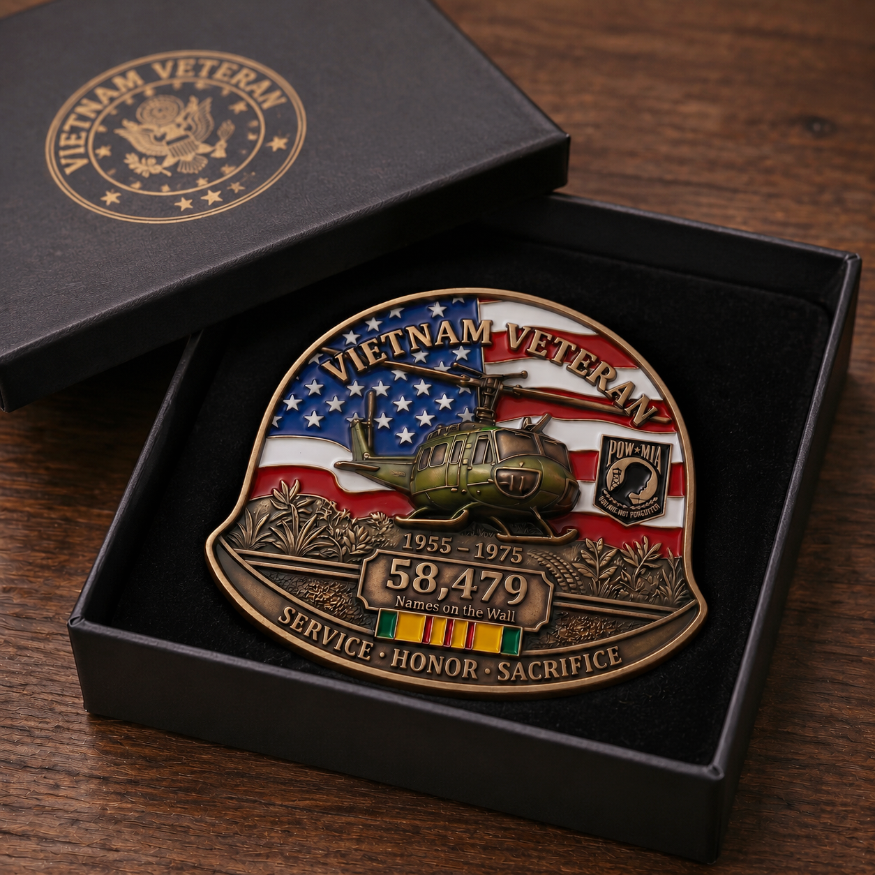 🇺🇸 Last Day Promo: 49% OFF 🎖️ -Vietnam Veteran M1 Helmet Tribute Commemorative Challenge Coin