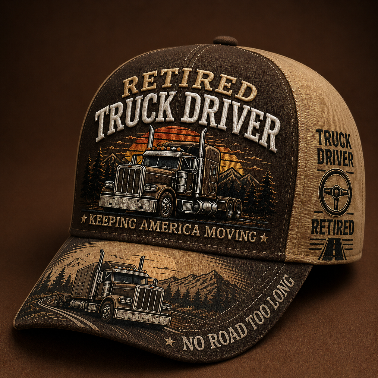 💥LAST DAY 65% OFF 🚛 RETIRED TRUCK DRIVER CAP