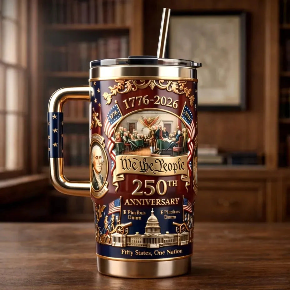 🔥U.S. 250th Anniversary Commemorative Travel Tumbler (1776-2026)