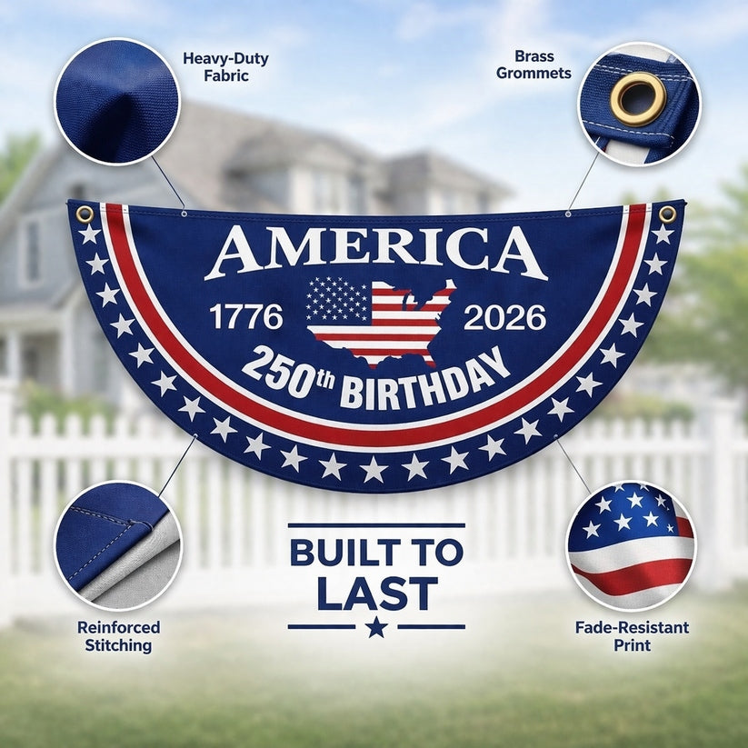 Veteran Made - USA 250 YEARS COMMEMORATIVE BANNER