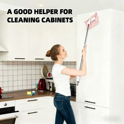 No-Wash Disposable Mop – Hands-Free, Dry & Wet Multi-Surface Cleaner with 10 Pads