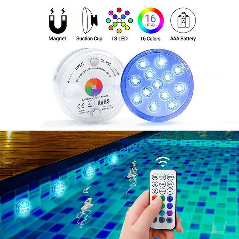 Submersible LED Pool Lights (RF Remote Control )