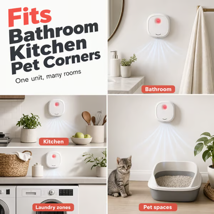🔥Limited Time 49% OFF! 🌬️Say goodbye to unpleasant odors with it! Smart Quiet Pet Odor Eliminator