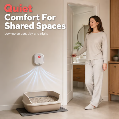 🔥Limited Time 49% OFF! 🌬️Say goodbye to unpleasant odors with it! Smart Quiet Pet Odor Eliminator