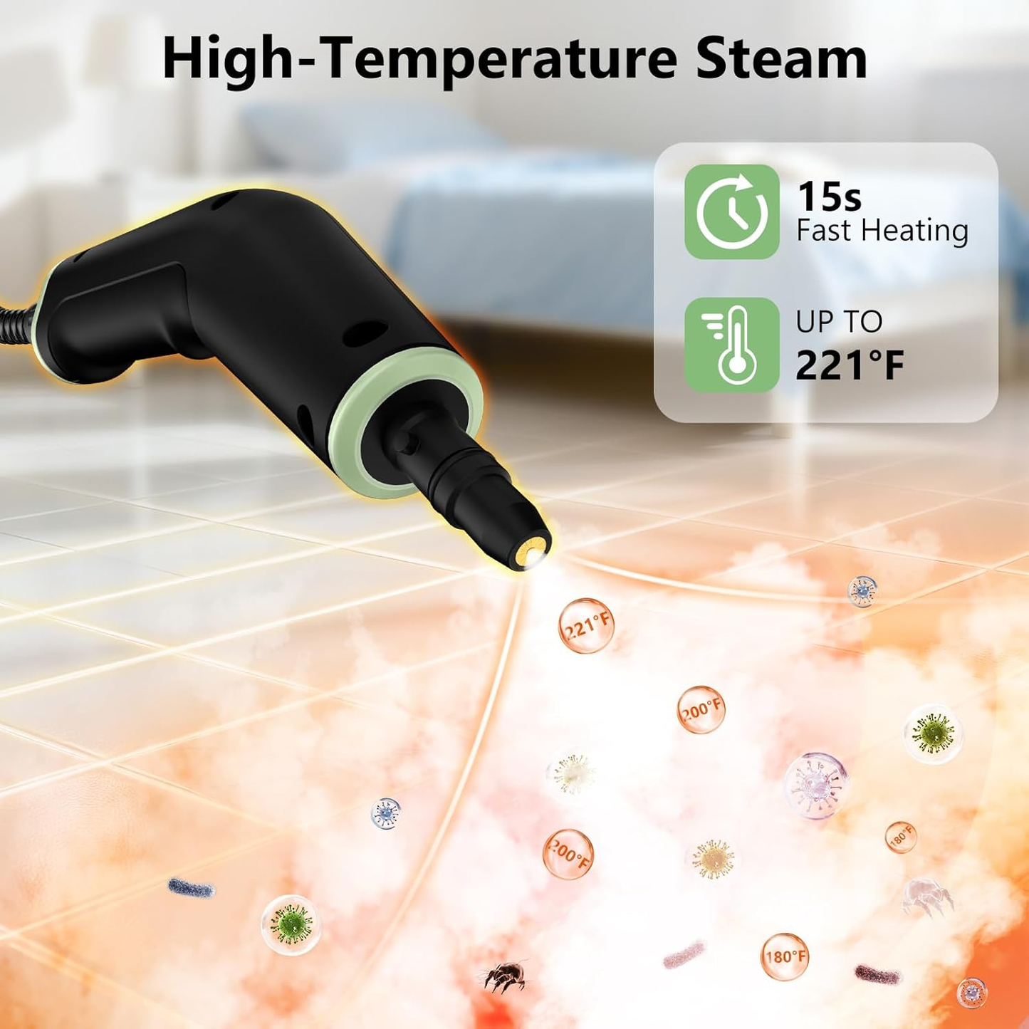 Portable Steam Cleaner – Handheld Steamer