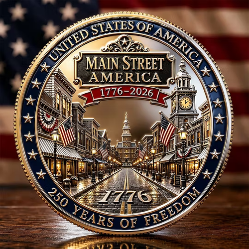 Main Street America 1776–2026 250th Anniversary Commemorative Coin