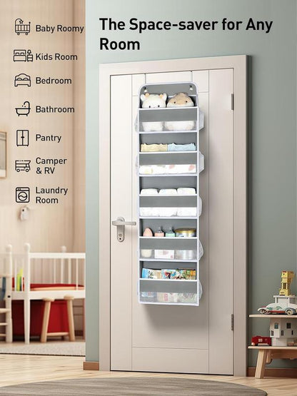 Over-the-Door Hanging Storage Organizer for Bedroom, Bathroom & Dorm