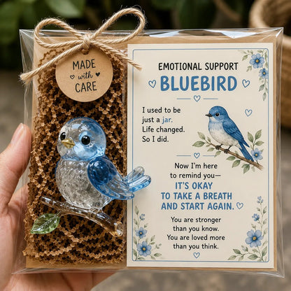 Emotional Support GlassAnimal Gift Set | 7 MeaningfulDesigns with EncouragementCard & Gift-Ready Packaging