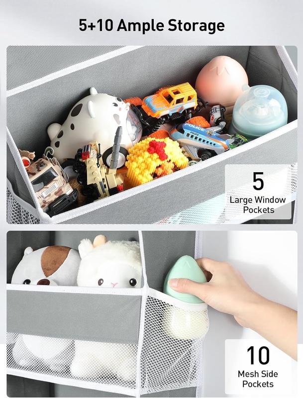 Over-the-Door Hanging Storage Organizer for Bedroom, Bathroom & Dorm