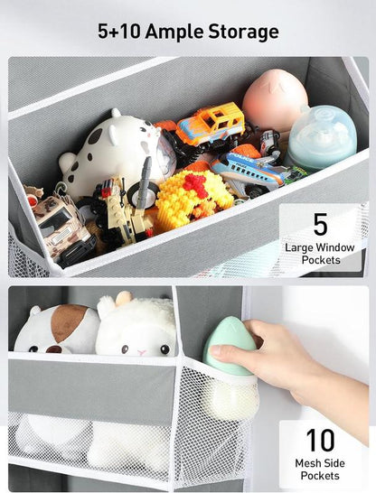 Over-the-Door Hanging Storage Organizer for Bedroom, Bathroom & Dorm