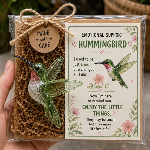 Emotional Support GlassAnimal Gift Set | 7 MeaningfulDesigns with EncouragementCard & Gift-Ready Packaging