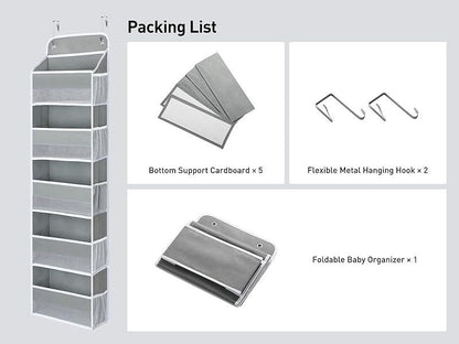 Over-the-Door Hanging Storage Organizer for Bedroom, Bathroom & Dorm