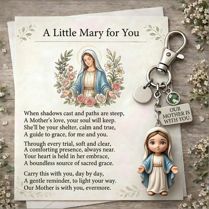 "A Little Jesus for You" - Comforting Pocket Reminder Keychain & Poem Card Gift Set 🌟🙏