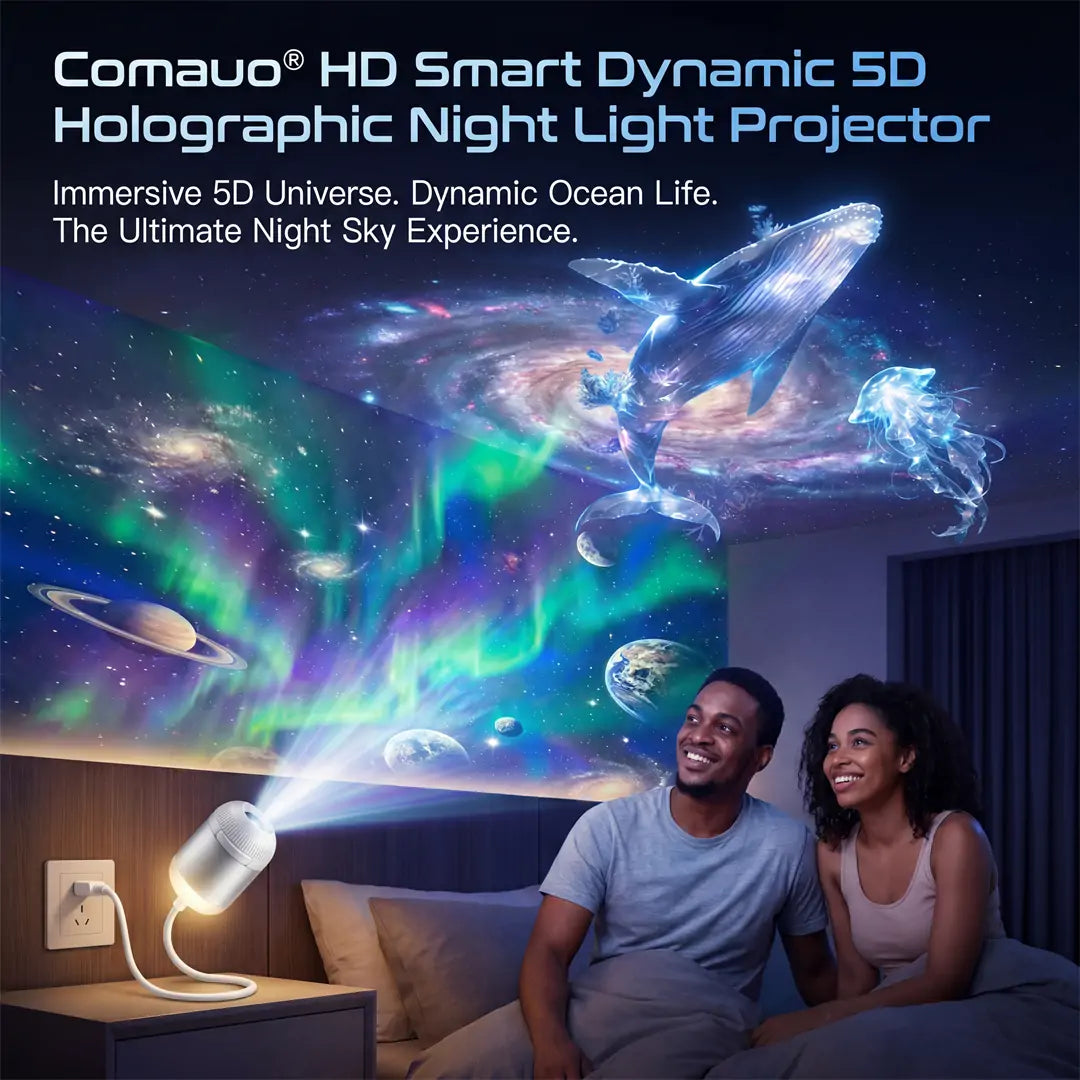 5D Mini Galaxy Star Projector – Dynamic Ambient Lighting for Bedrooms, Cars & Relaxing Spaces