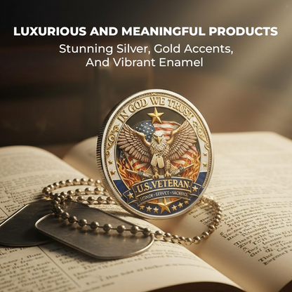 🦅 The "Legacy of Freedom" 250th Anniversary U.S. Veteran Commemorative Coin (1776-2026)