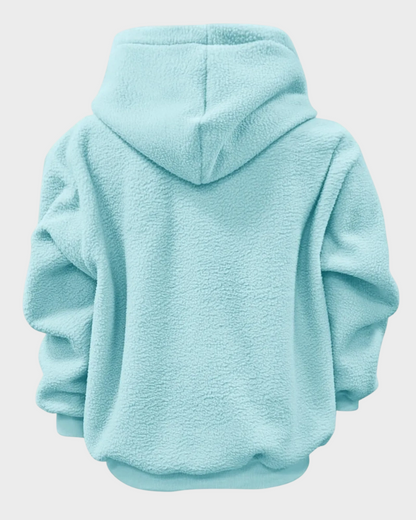 Women's Pet Pocket Hoodie Oversized Plush Carrier Pullover