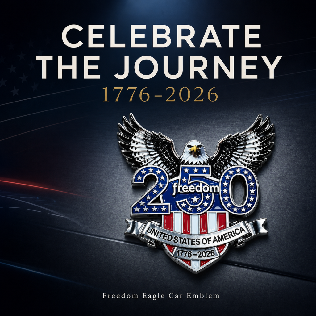 America 250 Freedom Eagle Car Emblem