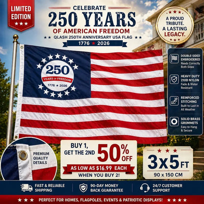 Last Day 70% OFF🔥250th Anniversary USA Commemorative Flag (3x5 Ft)