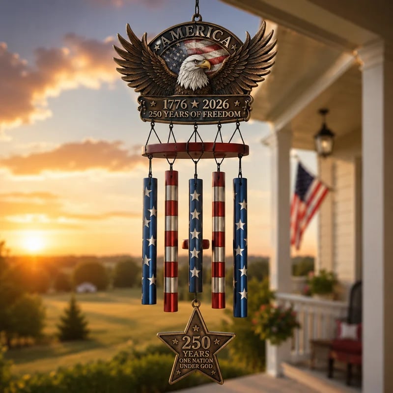 🔥Last Day 49% OFF -250 Years of FreedomTM Commemorate Wind Chime