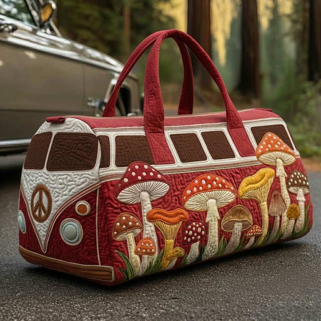 🔥LAST DAY 50% OFF-Hippie Van Quilted Duffle Bag✨