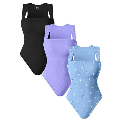 Curvevera™ Ribbed Snatching Bodysuit