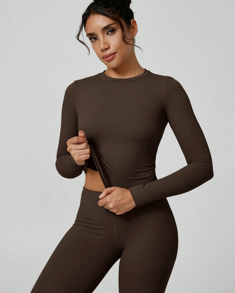 Women's Patchwork Two Piece Yoga Set High Stretch Activewear