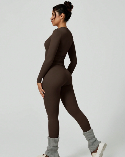 Women's Patchwork Two Piece Yoga Set High Stretch Activewear