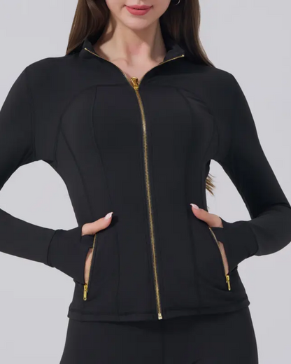 Womens Sportswear Set Full Zip Jacket and Yoga Pants