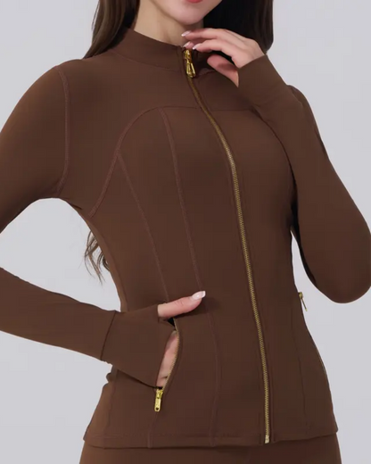 Womens Sportswear Set Full Zip Jacket and Yoga Pants