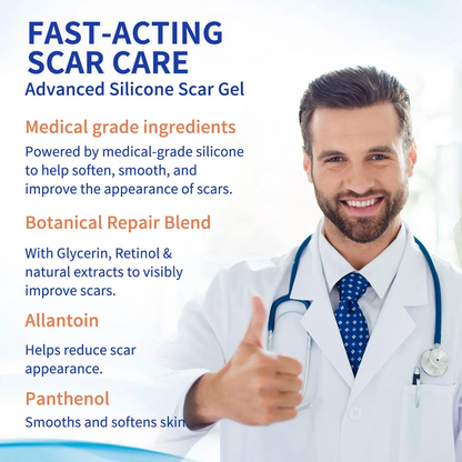 Buy 1 Get 1 Free 🔥 Advanced Silicone Scar & Wrinkle Smoothing Gel