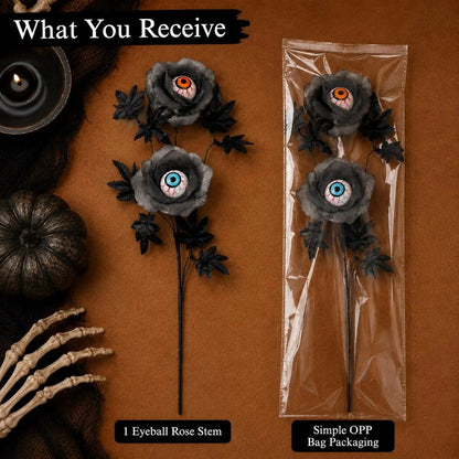 👁️✨ Dark Gothic Rose Decor – A Spooky Halloween Statement Piece for Your Home