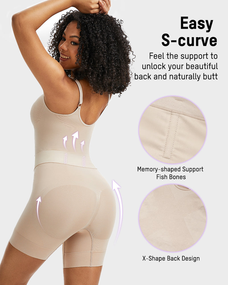 All-in-One Sculpting Bodysuit with Easy-Off Design