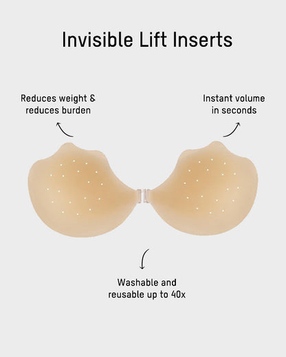 Breathable Silicone Self-Adhesive Invisible Bra (2 Pack)