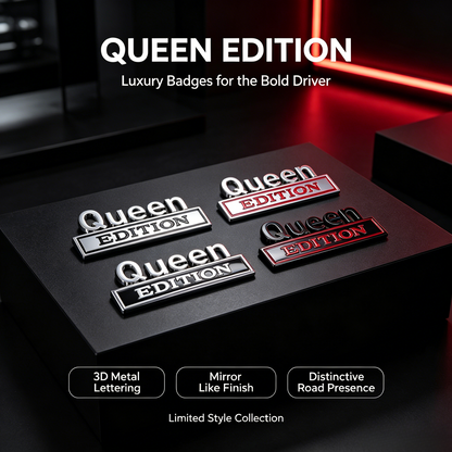 Queen Metal Emblem – When She Arrives, She Owns the Space