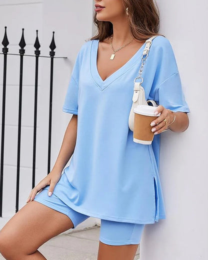 Casual Vibe Comfy Oversized 2-Piece Lounge Set