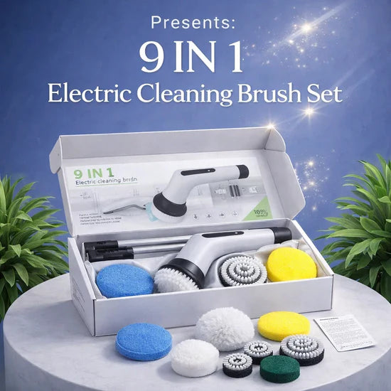 9-in-1 Cordless Power Scrubber System