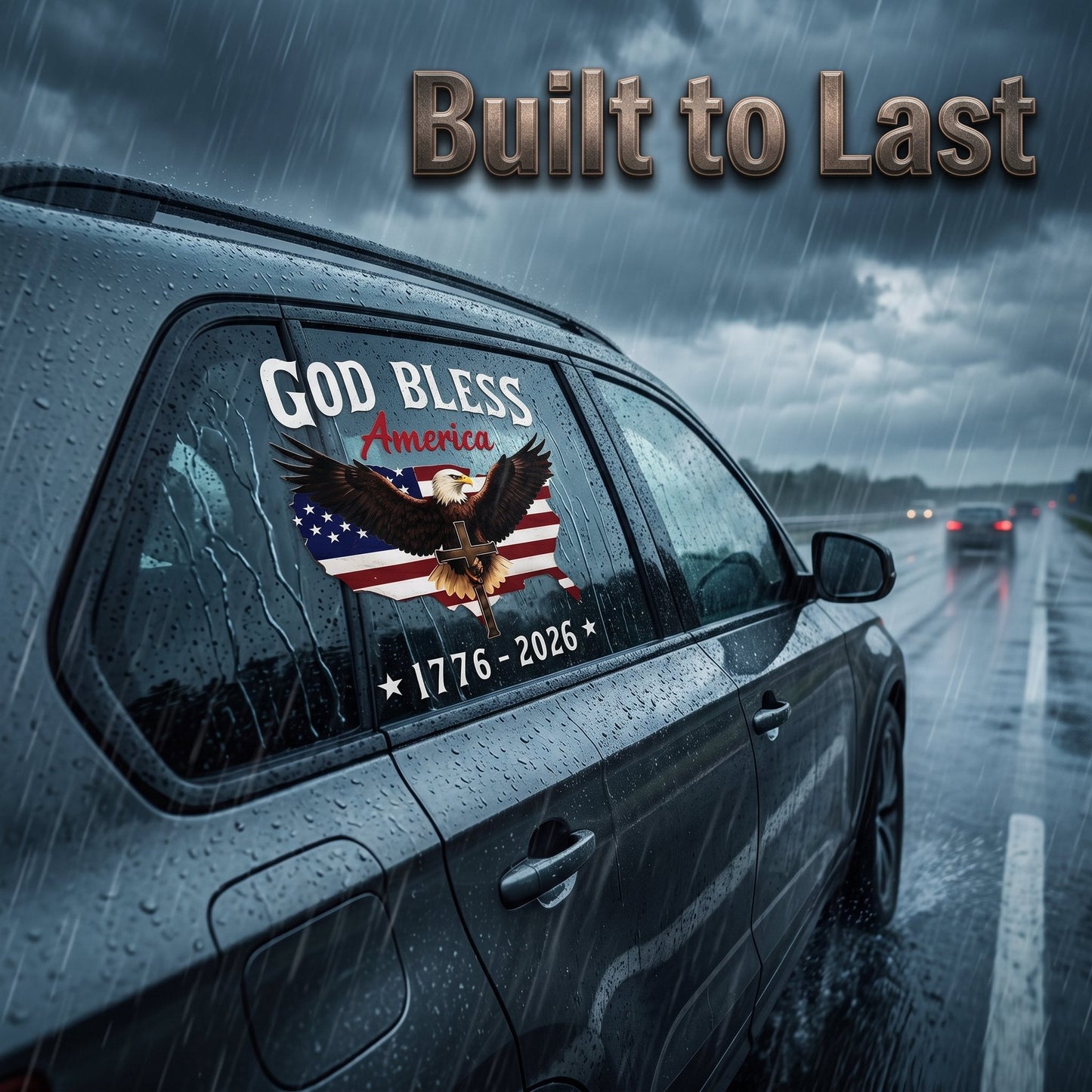 🦅 God Bless America: 2026 Semicentennial Sticker
