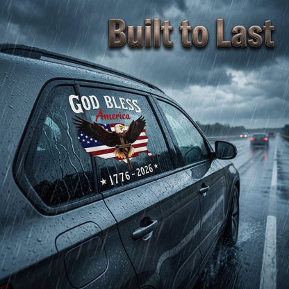 🦅 God Bless America: 2026 Semicentennial Sticker