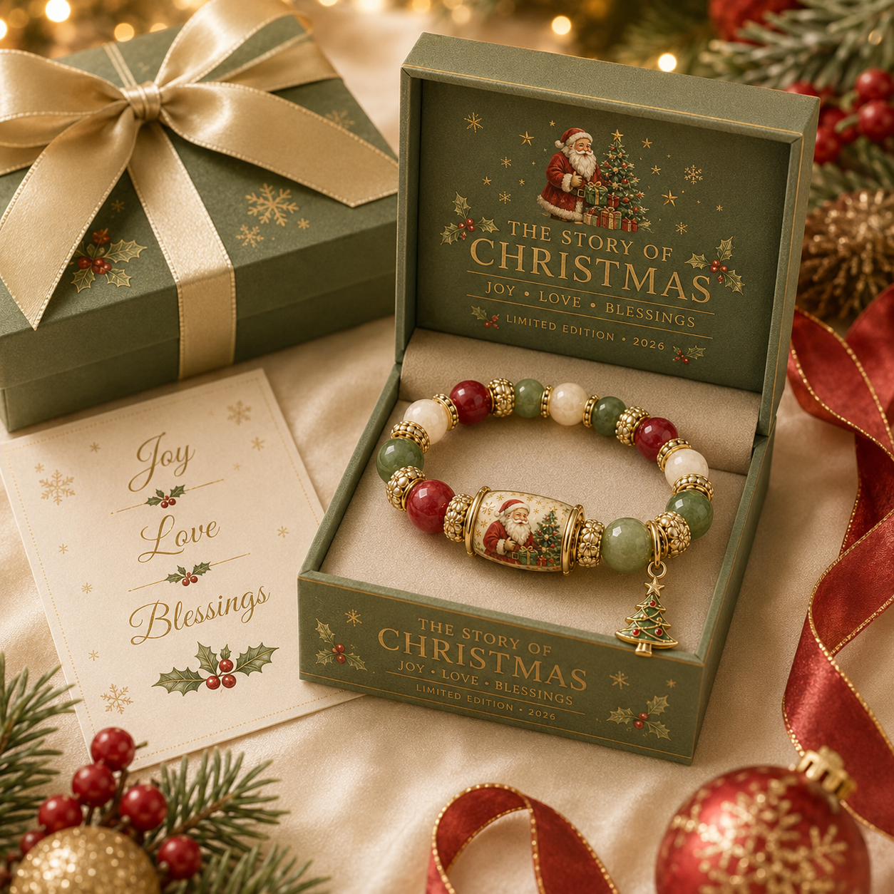 🎅 Christmas Magic Bracelet 🎄 | 2026 Limited Edition — 49% OFF Holiday Sale