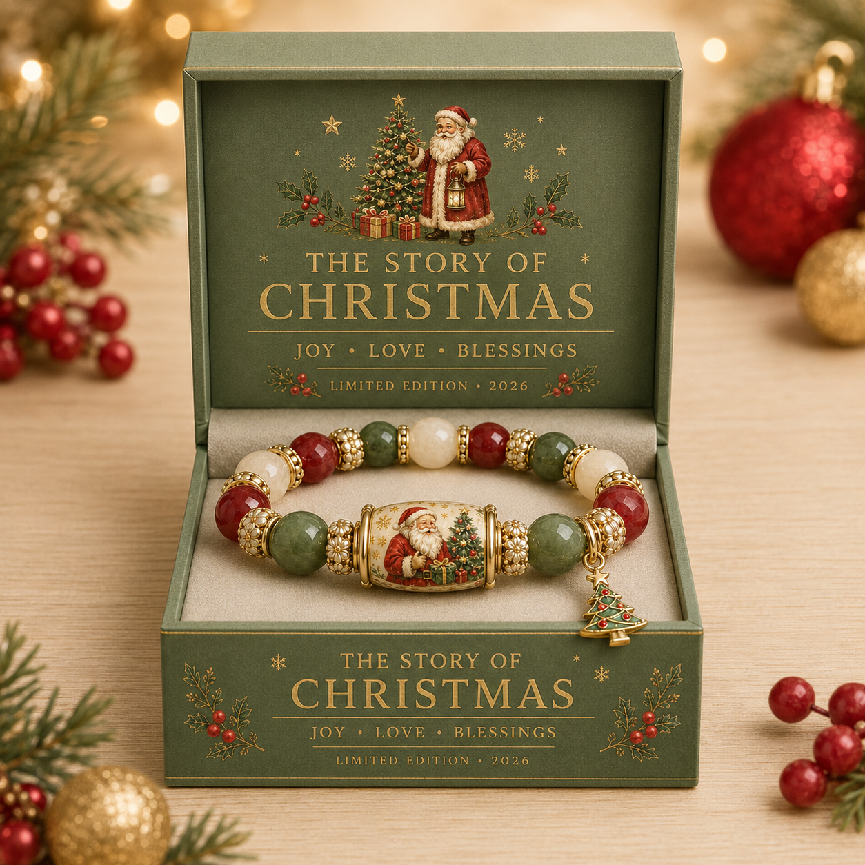 🎅 Christmas Magic Bracelet 🎄 | 2026 Limited Edition — 49% OFF Holiday Sale
