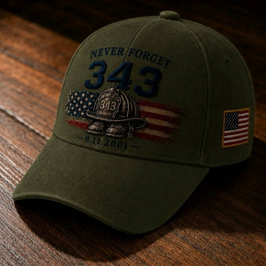 🔥Last Day 49% OFF🔥 - 🧢Never Forget 343 Memorial Cap 🎁
