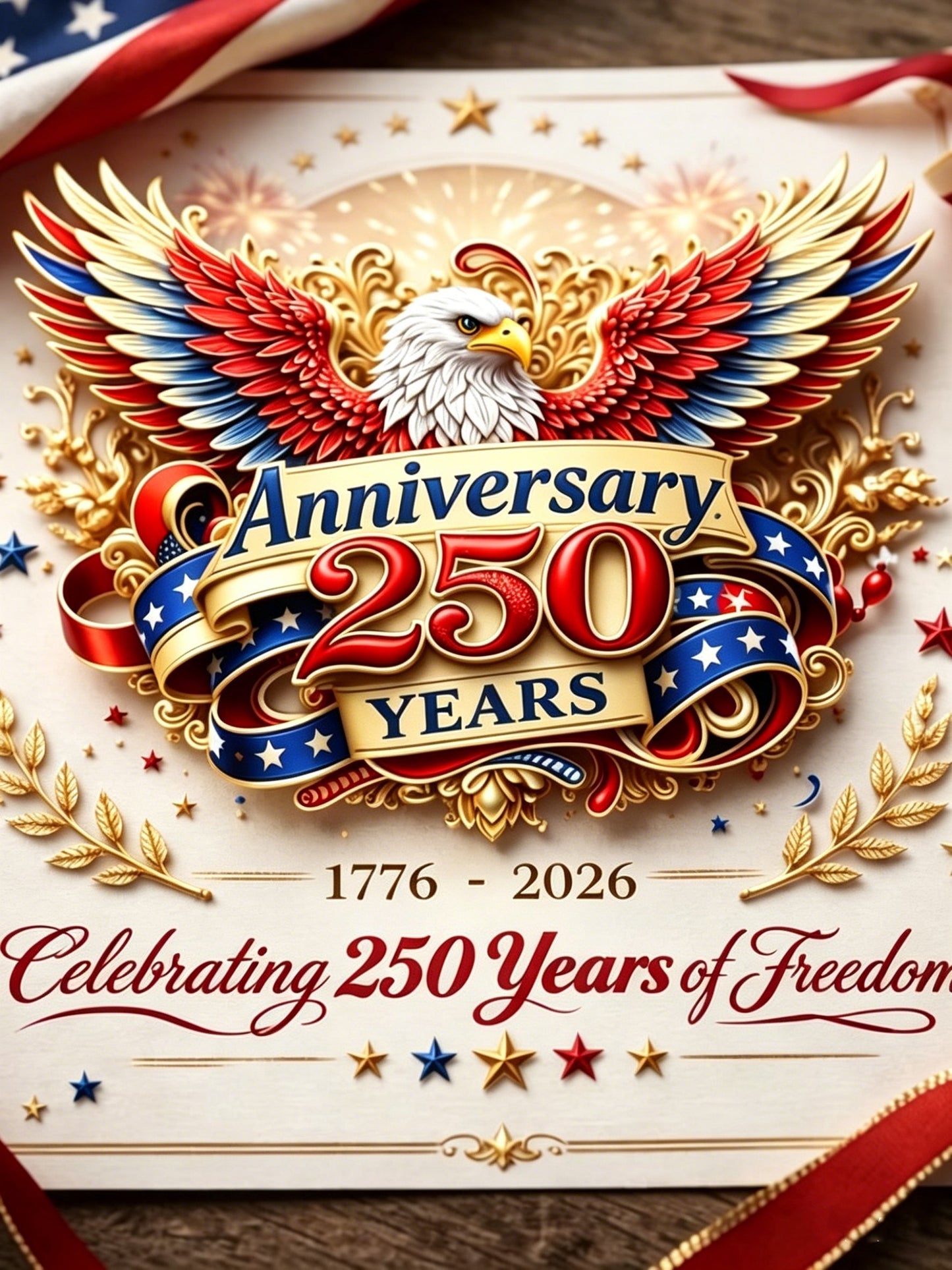250th Anniversary American Art Brooch
